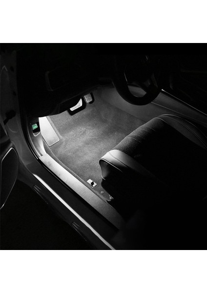 6pcs Araba Işığı LED Iç Atmosfer Işık Dekorasyon Lambası Ortam Ayı Işığı Honda Civic 10. 2018-2020 Beyaz (Yurt Dışından) modelleri