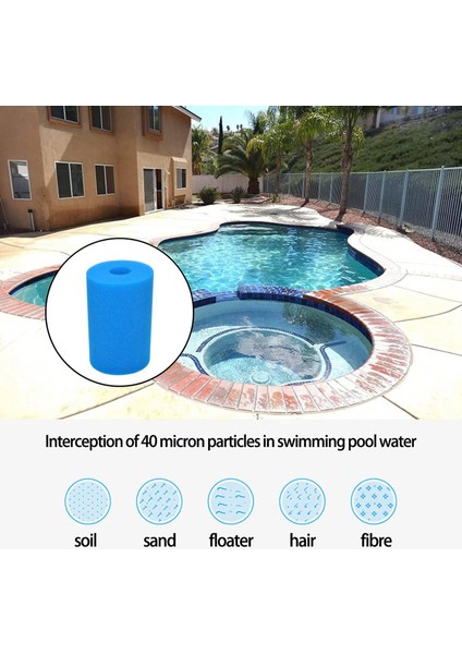 2x Havuz Köpük Filtre Sünger Filtresi Intex B Tipi Yeniden Kullanılabilir Biofoam Temiz Köpük Filtresi Havuz Aksesuarları (Yurt Dışından) indirimleri