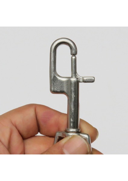 2x Dalış Kancası Paslanmaz Çelik Çift Uçlu Cıvata Snap Kanca Tüplü Dalış Pet Tasma Kamera Kayışı Anahtar Key Zincir Hamak (Yurt Dışından) modelleri