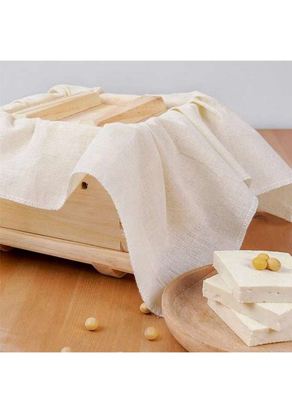 Yemek Pişirmek Için 2x Muslin Bezleri, Ağartılmamış Peynir Bezleri, Pamuklu Yeniden Kullanılabilir ve Yıkanabilir Peynir Bezleri Süzmek Için (Yurt Dışından) indirimleri