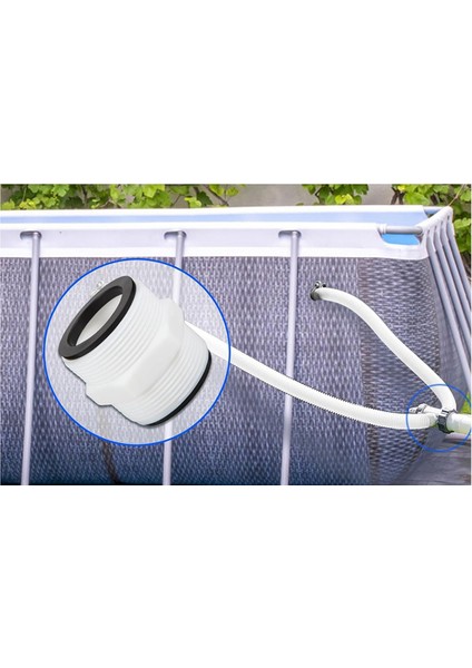 Yüzme Havuzu Hortumu Adaptör Parçaları Için Halka Contalı Havuz Hortumu Konnektörü (Yurt Dışından) modelleri