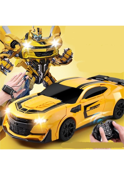 Büyük Elektrikli Soğuk Deformasyon Uzaktan Kumandalı Araba King Kong Bumblebee Robot Çocuk Yarış Oyuncağı (Yurt Dışından) modelleri