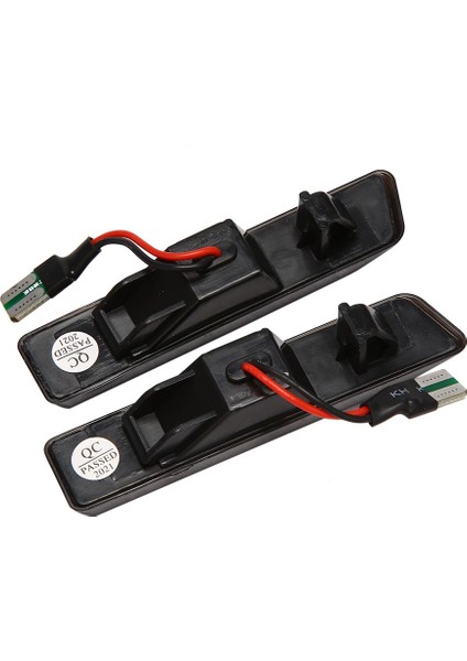 2x Araba Dinamik Çamurluk Dönüş Sinyali LED Işık Yan Işaretçisi Bmw X5 E53 2000-2005 E36 1997 Siyah Füme (Yurt Dışından) modelleri