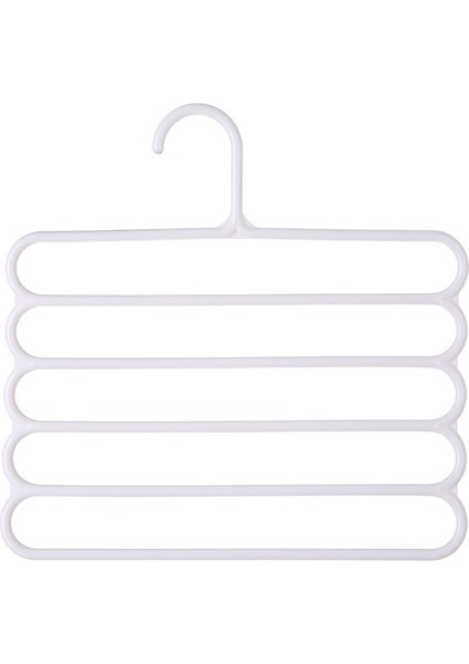 Çoklu Fonksiyonlu Askı, Beş Katlı Askı, Pantolon ve Eşarp Saklama Askısı, Çok Katlı Askı, Çamaşır Kurutma Askısı (Yurt Dışından)