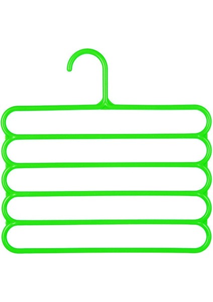 Çoklu Fonksiyonlu Askı, Beş Katlı Askı, Pantolon ve Eşarp Saklama Askısı, Çok Katlı Askı, Çamaşır Kurutma Askısı (Yurt Dışından)