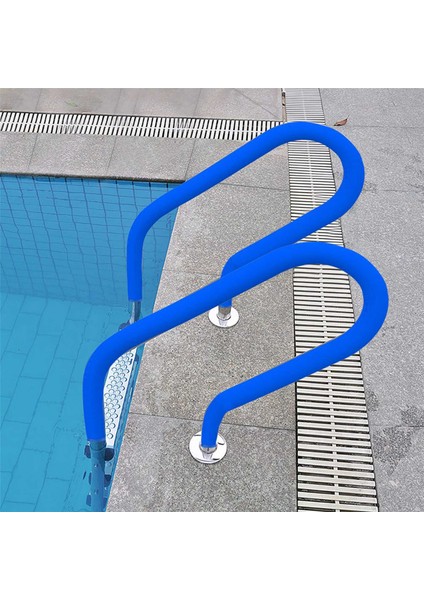 2x Havuz Korkuluk Kapakları-4 Feet Fermuarlı Yüzme Havuzu Küpeşte Küplük Kapakları Havuz Merdiveni Kulpları Için Kavrama Rayı Kayması Kapak (Yurt Dışından) fırsatları