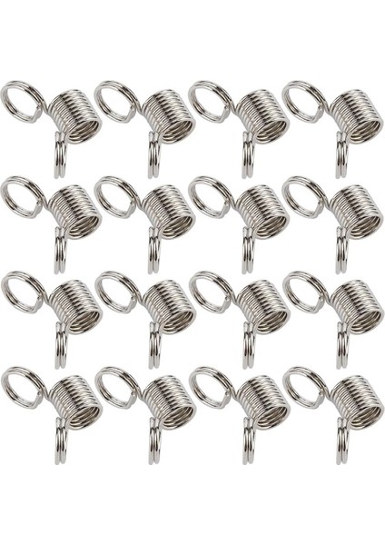 60PCS Paslanmaz Çelik Boncuklar Durdurucu Boncuklar Durdurucular Combo Pack Gümüş Küçük Yay Kelepçeleri Mücevher Yapımı Için Tutucular (Yurt Dışından)