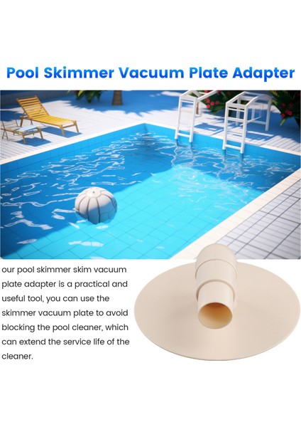 Havuz Skimmer Vakum Plakası ve 90 Derece Dirsek Yer Üstünde Değiştirin Havuz Vakum Plakası Adaptörü Dirsekle Uyumlu 8929 (Yurt Dışından) indirimleri