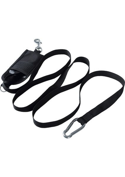 Dalış Halat 220 cm Teknik Dalış Atma Torbası Güvenlik Diş Plantdy Hat Plakalı Paslanmaz Çelik Kanca ile Asılı Kayış (Yurt Dışından)