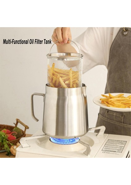 1.5l 304 Paslanmaz Çelik Çok Yönlü Yağ Filtre Tankı Paslanmaz Çelik Yağ Filtre Potu Çok Fonksiyonlu Yağ Filtre Tankı (Yurt Dışından) indirimleri