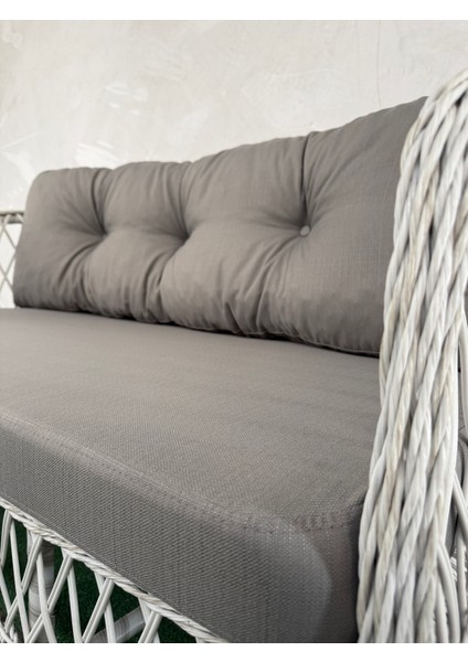 Tire Rattan 2+1+1+Masa Bahçe Takımı,kayrak Gri modelleri