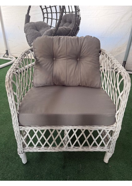 Tire Rattan 2+1+1+Masa Bahçe Takımı,kayrak Gri indirimleri