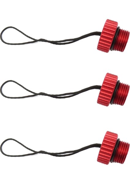 3x Scuba Dalış Din Tank Valfi Dişli Kapak 5/8-14NPS Toz Kapağı Toz Tapa Koruyucu Deparatör Koruma Kapağı Kırmızı (Yurt Dışından)