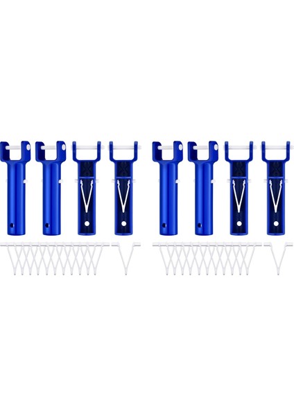 8 Adet Yüzme Havuzu Vakum Kafası Kollar Havuz Temizleme Aracı Yedek Aksesuarları 24 Adet V Şeklinde Klipsli (Yurt Dışından)