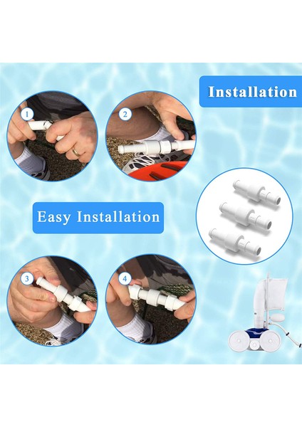 Havuz Temizleyici Hortum Döner D20 ve Hortum Somun D15 Kit Zodyak Polaris Için Değiştir 280 180 380 3900 Havuz Temizleyici (18 Paket) (Yurt Dışından)