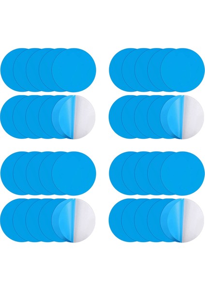 Yüzme Havuzları Için Kendi Yapışkanlı Onarım Yamaları, 40 Pvc Havuz Onarım Kiti Paketi, Kendinden Yapışkan Sualtı Onarım Havuzu (Yurt Dışından)