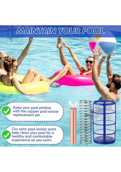 Bakır Anot Yedek Kiti Güneş Havuzu, Bakır Anot Dahil, 4.13 x 0.71 Inç Dişli M6 (Yurt Dışından) modelleri