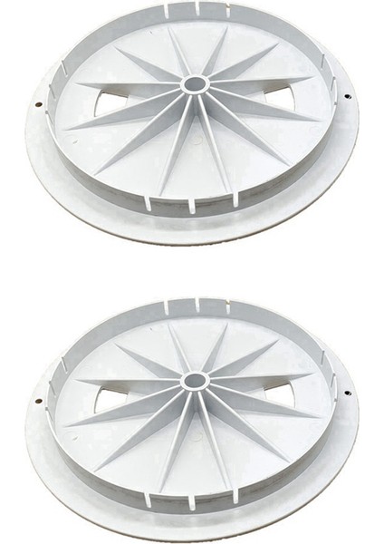 2x Skimmer Kapak Kapağı 10 Inç Yuvarlak Yedek Filtre Filtreleme Kapak Havuzları Dışarıda Kapalı Iç Mekan Için Yedek Parça (Yurt Dışından)