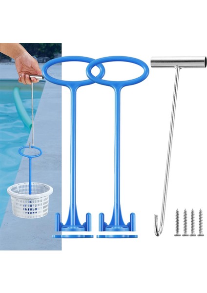 Enkaz Çıkarma Için Tüm Sıyırıcı Sepet Için 2 Adet Sıyırıcı Sepet Sapı, Havuz Sıyırıcı Sepet Kancası (Yurt Dışından) fiyatları