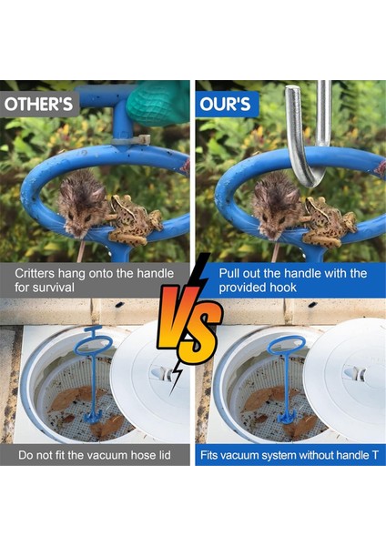 Enkaz Çıkarma Için Tüm Sıyırıcı Sepet Için 2 Adet Sıyırıcı Sepet Sapı, Havuz Sıyırıcı Sepet Kancası (Yurt Dışından) fırsatları