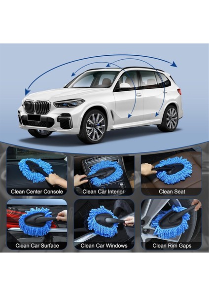 Araç Tozu Çıkarma Küçük Duster Silini Silinme Araç Yumuşak Fırça Temizleme Fırçası Mini Kıl Fırça Toz Çıkarma Fırçası Araç Iç (Yurt Dışından) modelleri