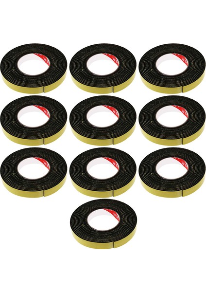10X 5m Siyah Tek Taraflı Kendi Kendine Yapışkan Köpük Bant Kapalı Hücre 20MM Genişliğinde x 3mm Kalınlığında (Yurt Dışından)