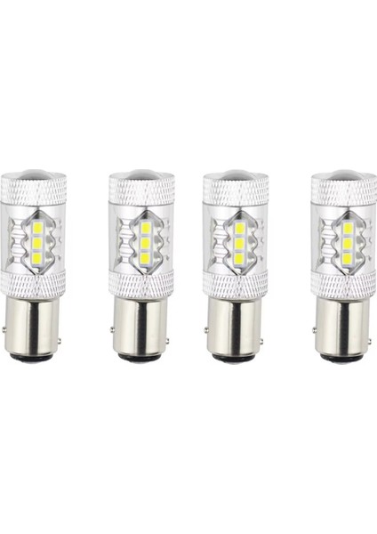 4 x S2 H4 72W 8000LM LED Far Arabası Hı/lo Işın Otomatik Ampuller 6000K Beyaz (Yurt Dışından)