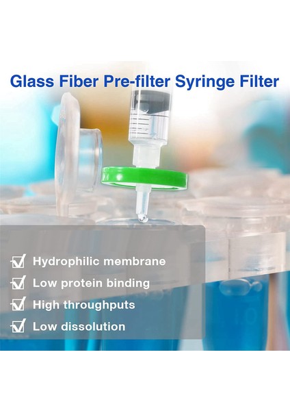 Steril Şırınga Filtresi Pes 40 Paket, 0.22UM Gözenek Boyutu, 33MM Membran Çapı, Hidrofilik Filtrasyon Yüksek Verim (Yurt Dışından) fiyatları