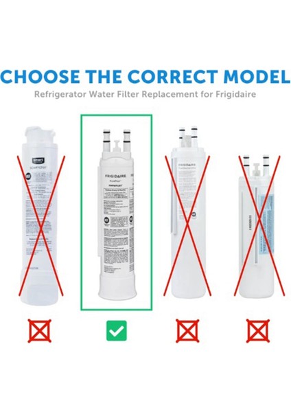 FPPWFU01 Buzdolabı Filtre Elemanları, Frigidaire Pwf-1 Buzdolabı Filtre Elemanları, Su Filtresi Için Uygun (Yurt Dışından) indirimleri