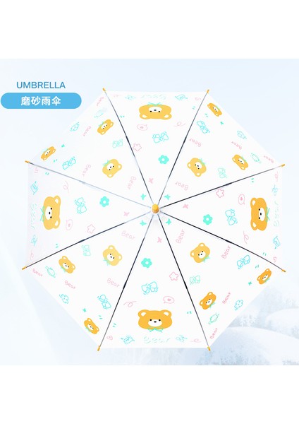 Okul Için Yeni Uzun Saplı Çocuk Şemsiyesi (Yurt Dışından)