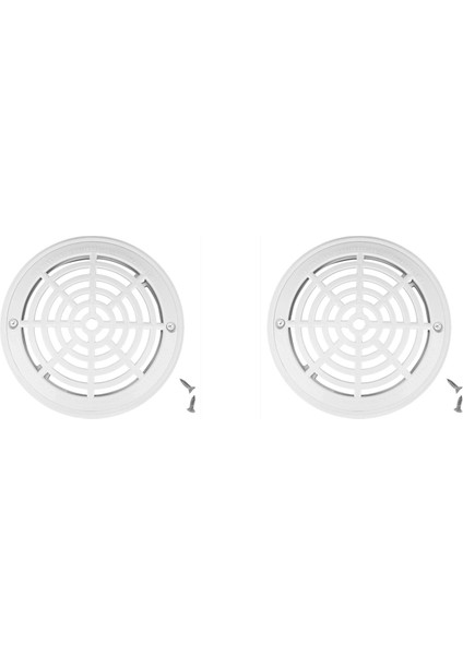 2pcs 8 Inç Havuz Ana Drenaj Kapağı Üst Izgara Alt Montaj Plakaları Beyaz Yedek Havuz Drenaj Kapağı (Yurt Dışından) fiyatları