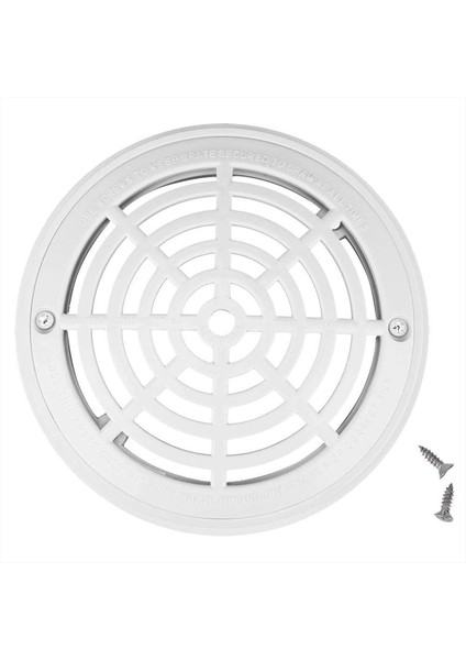2pcs 8 Inç Havuz Ana Drenaj Kapağı Üst Izgara Alt Montaj Plakaları Beyaz Yedek Havuz Drenaj Kapağı (Yurt Dışından) modelleri