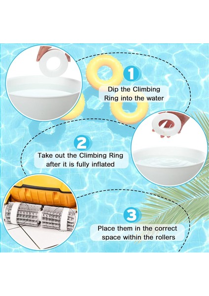 8 Pc Tırmanma Halkaları Değiştirme Dolphin M200 M400 M500 Robotik Havuz Temizleyici Için 6101611 (Yurt Dışından) fiyatları