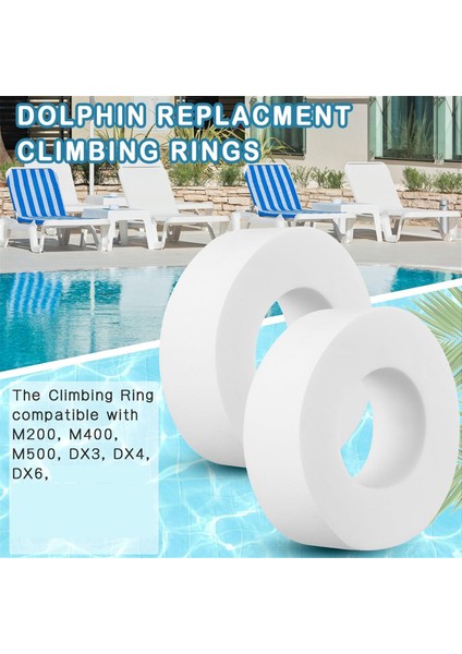 8 Pc Tırmanma Halkaları Değiştirme Dolphin M200 M400 M500 Robotik Havuz Temizleyici Için 6101611 (Yurt Dışından) fırsatları