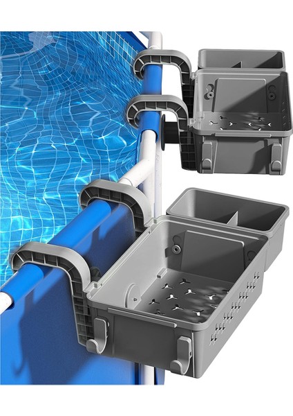 Havuz Aksesuarları, Havuz Kenarındaki Depolama Sepeti, Havuz Kenarındaki Kanca Depolama Sepeti Açık Sunumlar Asılı Depolama (Yurt Dışından) fırsatları