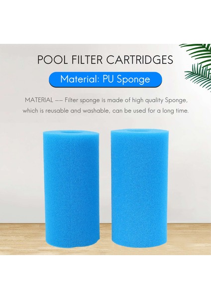 2pcs Köpük Filtre Sünger Intex A Tip A Yeniden Kullanılabilir Yıkanabilir Yüzme Havuzu Akvaryum Filtre Aksesuarları (Yurt Dışından) indirimleri