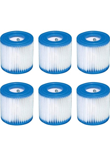 6pcs Havuz Filtre Kartuşları Tip H Yedek Yüzme Havuzu Filtresi Havuz Filtresi Pompası Temizleyici (Yurt Dışından)