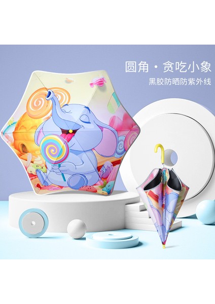 Okul Için Sevimli Öğrenci Şemsiyesi (Yurt Dışından)