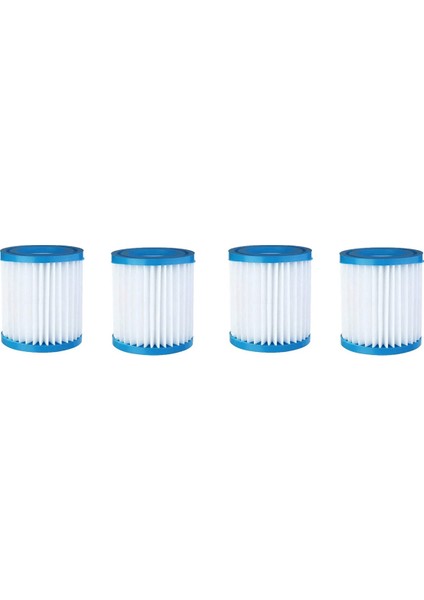 4pcs Havuz Filtre Kartuşları Tip H Yedek Yüzme Havuzu Filtresi Havuz Filtresi Pompası Temizleyici (Yurt Dışından)
