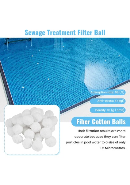 Yüzme Havuzları Filtre Topları Taşınabilir Islak Pamuklu Koşu Temiz Balık Tank Filtresi Malzeme Su Arıtma Fiber 200G (Yurt Dışından) fırsatları