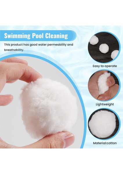Yüzme Havuzları Filtre Topları Taşınabilir Islak Pamuklu Koşu Temiz Balık Tank Filtresi Malzeme Su Arıtma Fiber 200G (Yurt Dışından) indirimleri