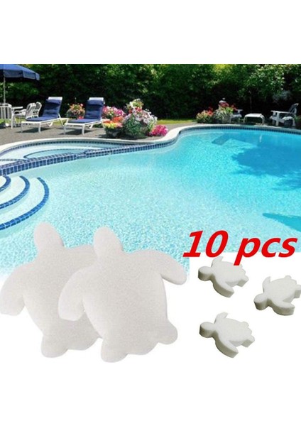 10 Adet Yağ Emici Sünger Yeniden Kullanılabilir Yüzme Havuzu Filtre Grime Pislik Temizleme Araçları Sıcak Küvet ve Yüzme Havuzu (Yurt Dışından) fiyatları