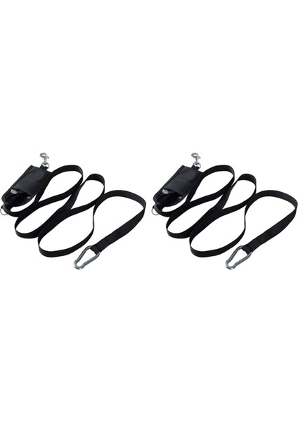 2x Dalış Halat 220 cm Teknik Atma Torbası Güvenlik Diş Ders Pasalı Çelik Hat Paslanmaz Çelik Kanca ile Asılı Kayış (Yurt Dışından)