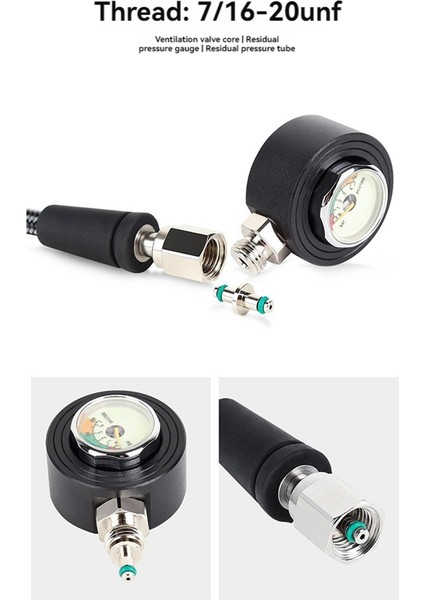 Tüp Dalış Basıncı Göstergesi Yedek Subperible Basınç Göstergesi Teknik Dalış Göstergesi (Yurt Dışından) indirimleri