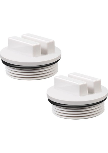 1,5 Inç Havuz Tapası Dişli Havuz Dönüş Hattı Fiş Yüzme Havuzu Aksesuarları Için Yüzük ile Kış Genişleme Fişi, 2 Pcs (Yurt Dışından)