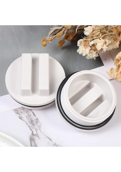 1,5 Inç Havuz Tapası Dişli Havuz Dönüş Hattı Fiş Yüzme Havuzu Aksesuarları Için Yüzük ile Kış Genişleme Fişi, 2 Pcs (Yurt Dışından) modelleri