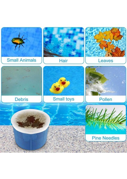 50 Paket Havuz Skimmer Çorapları, Filtre Poşetleri, Mükemmel Çorap/ağ/koruyucu, Içi Veya Yer Üstü Havuzunuzu Korumak Için (Yurt Dışından) modelleri