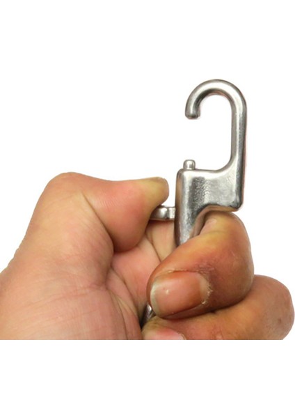 3x Dalış Hook Paslanmaz Çelik Çift Uçlu Cıvata Snap Kanca Tüplü Dalış Pet Tasma Kamera Kayışı Anahtar Key Zincir Hamak (Yurt Dışından) fırsatları