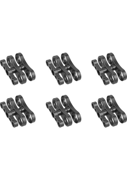 6x Tripod Kelebek Klip Kelepçesi 1inch Ball Ortak Kol 1/4 3/8 Gopro Kameralar Için Montaj Sualtı Dalış Işıkları Torçu (Yurt Dışından)