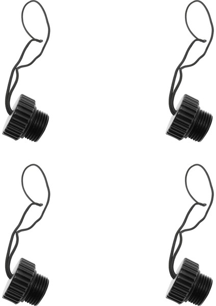 4x Tüplü Dalış Din Tank Valfi Dişli Kapak 5/8-14NPS Toz Kapak Top Takılı Korustan Dank Regultor Koruma Kapak (Yurt Dışından)